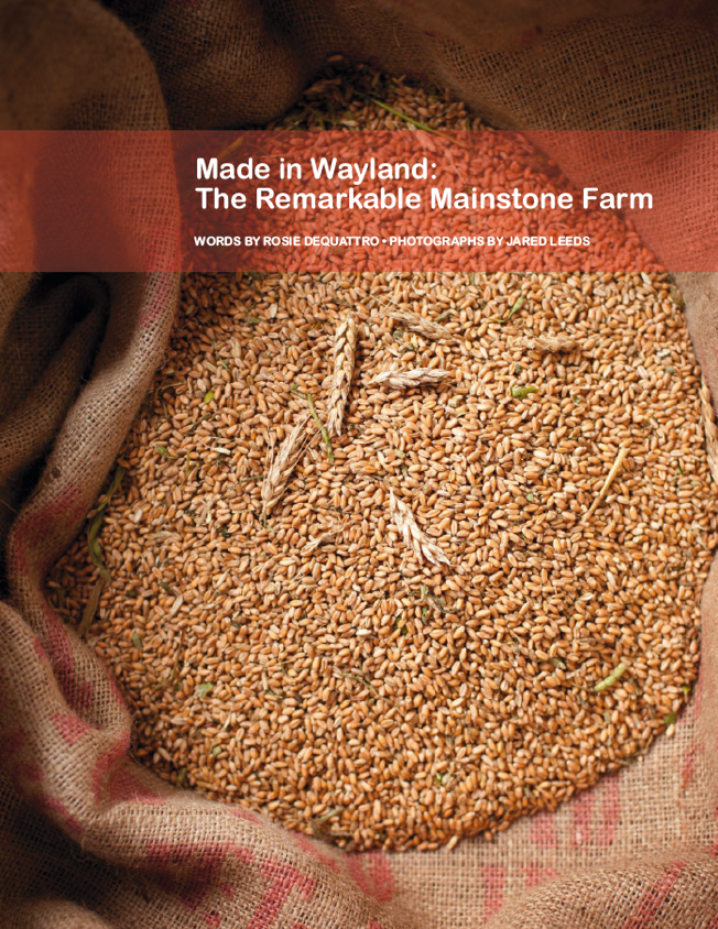 Made in Wayland: The Remarkable Mainstone Farm